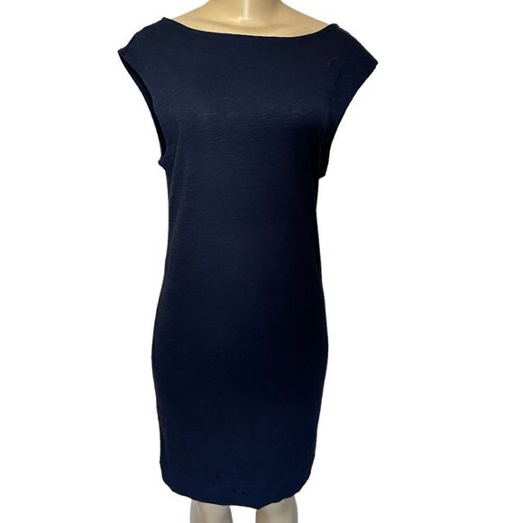 NWT Boden Sleeveless Jersey Shift Navy blue Dress size 2 NEW - Picture 1 of 6